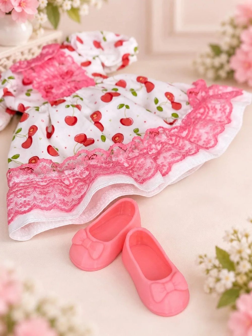 Платье с туфельками для кукол Paola Reina 32см (CS008A1)