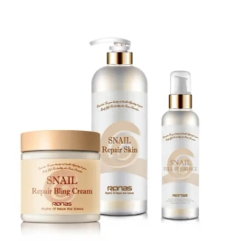 Ronas Крем для лица с муцином улитки - Ronas Snail Repair Bling Cream, 100 мл