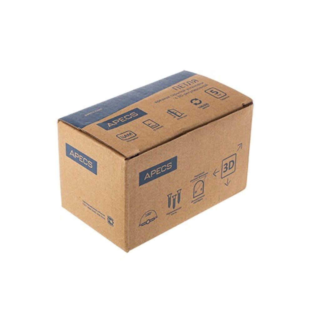 Петля скрытой установки APECS 115*23-3D-Z-BLM черный матовый (аналог AGB 3.0) (1шт)