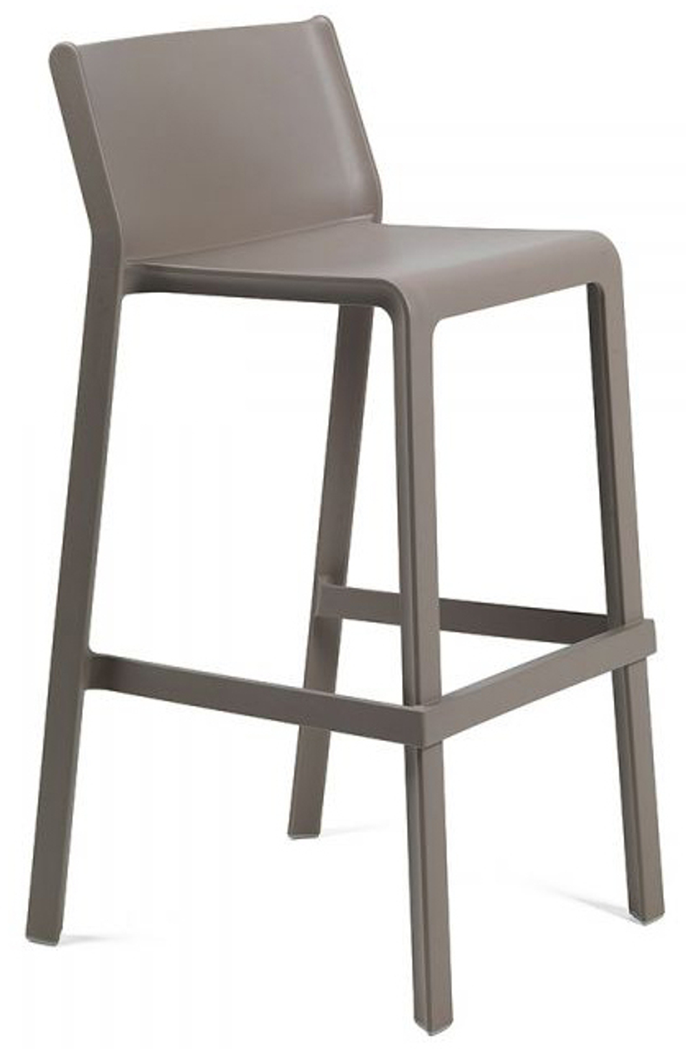 Стул пластиковый барный Nardi Trill Stool, тортора