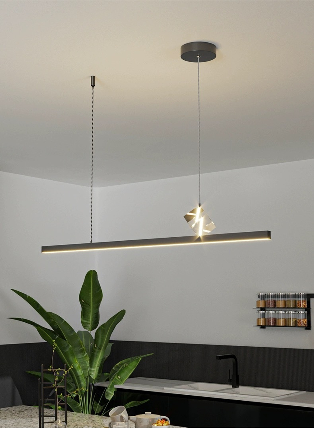 Chandelier  horizontal Sirion