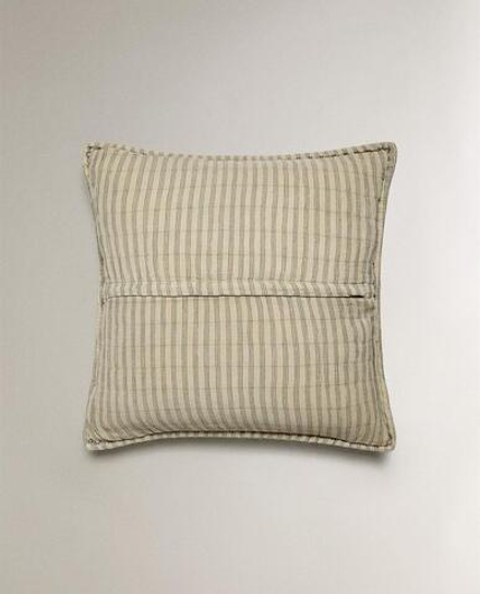 ZARA HOME ДЕТСКАЯ НАВОЛОЧКА В ПОЛОСКУ, ЗЕЛЕНЫЙ