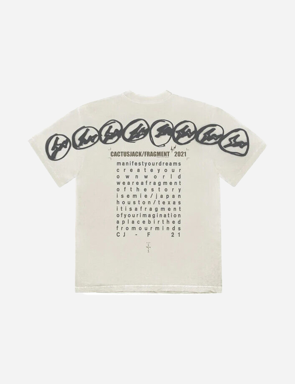 Travis Scott "Cactus Jack" Fragment Manifest Tee