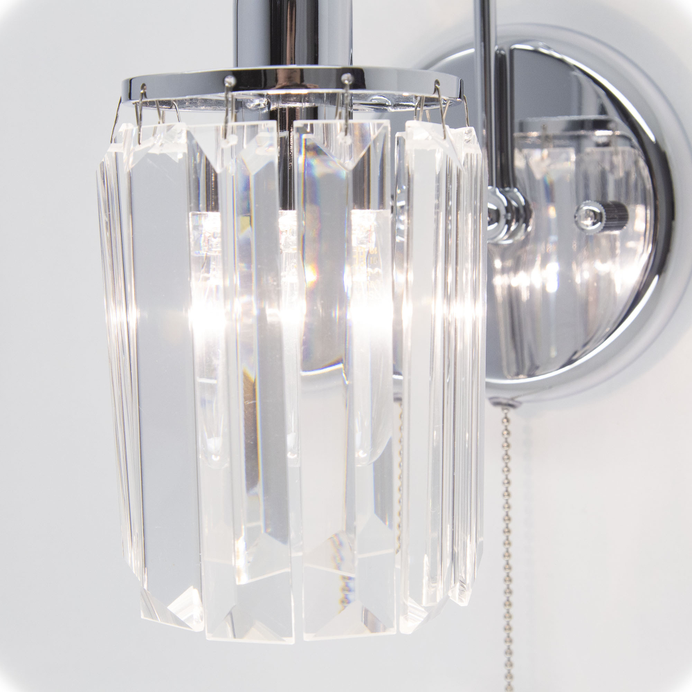 Citilux Синди CL330311 Бра хрустальное с выключателем Хром
