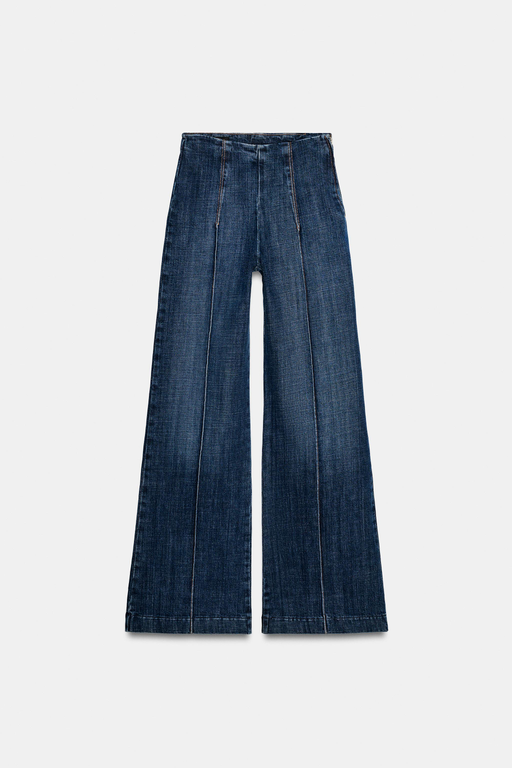 ДЖИНСЫ Z1975 WIDE LEG С ВЫСОКОЙ ПОСАДКОЙ БЕЗ ПОЯСА — ZARA