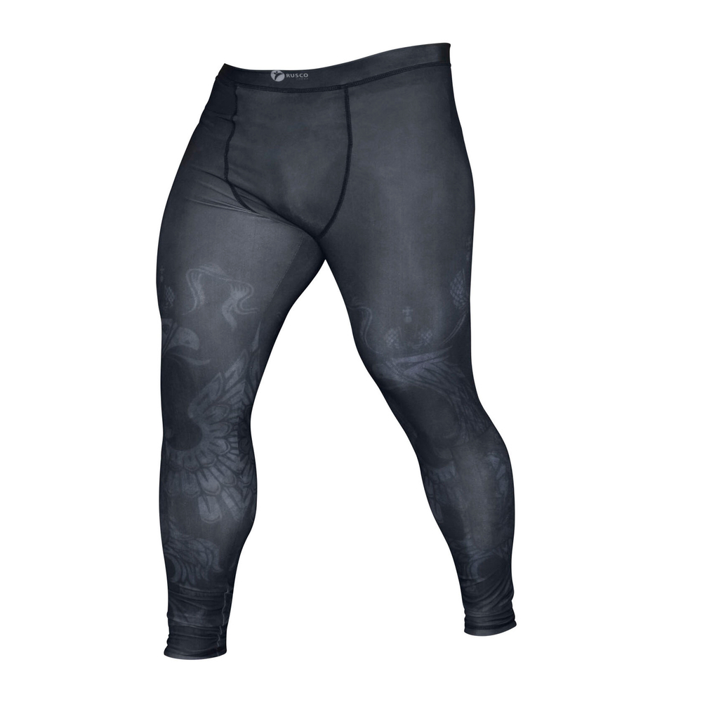 Лосины мужские Rusco Sport BLACK HERB взрослые