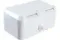 Розетка Makel Nemli Yer двойная с заземлением с крышкой накладная IP44 белый 15809
