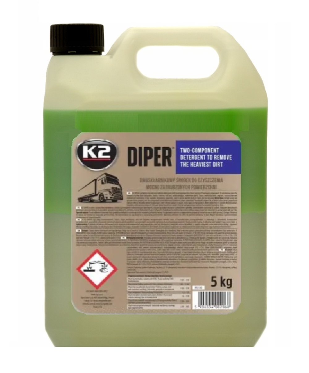 ДВУХКОМПОНЕНТНОЕ МОЮЩЕЕ СРЕДСТВО К2 DIPER 5 KG