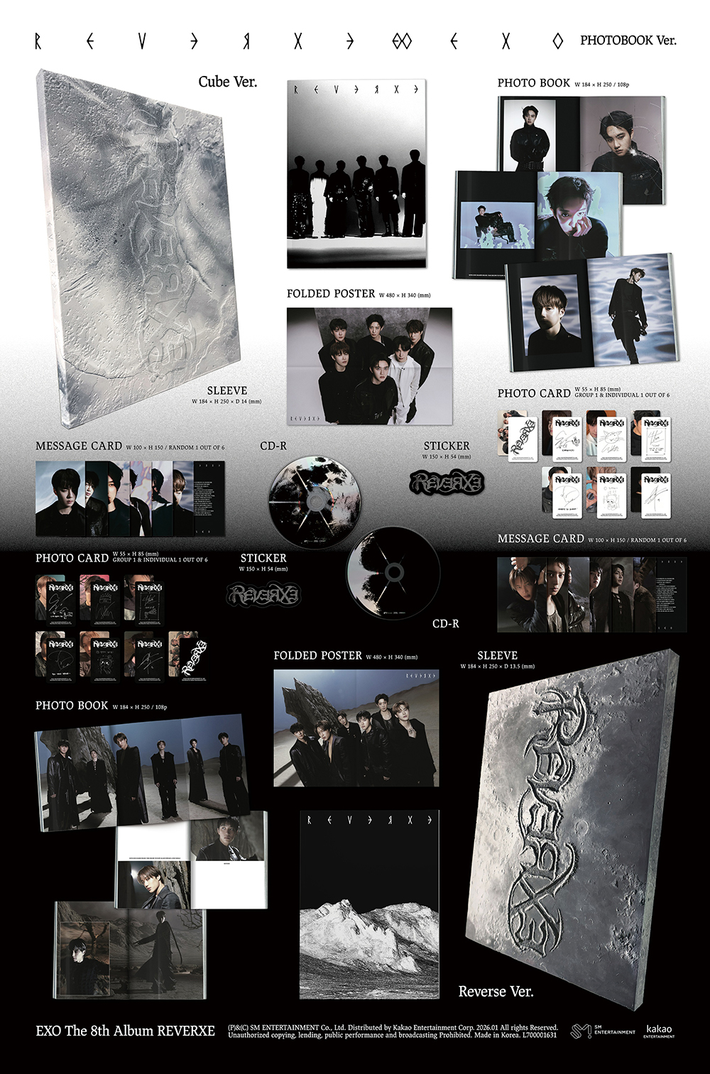 [Альбом] EXO - REVERXE (PHOTOBOOK Ver.)