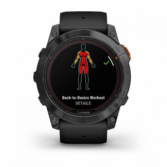Умные часы Garmin Fenix 7X Pro Solar Edition Серый с черным ремешком 010-02778-01