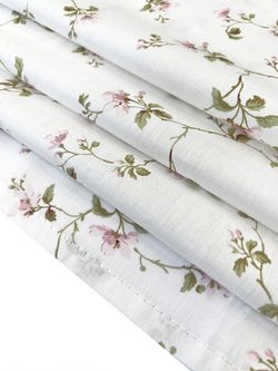 Простынь на резинке "Весна" 140х200 см  Сказка сатин
