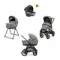 Коляска Inglesina Aptica XT 3 в 1 Canyon Grey Darwin i-Size