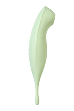 Вакуум-волновой бесконтактный стимулятор клитора Satisfyer Twirling Pro зеленый