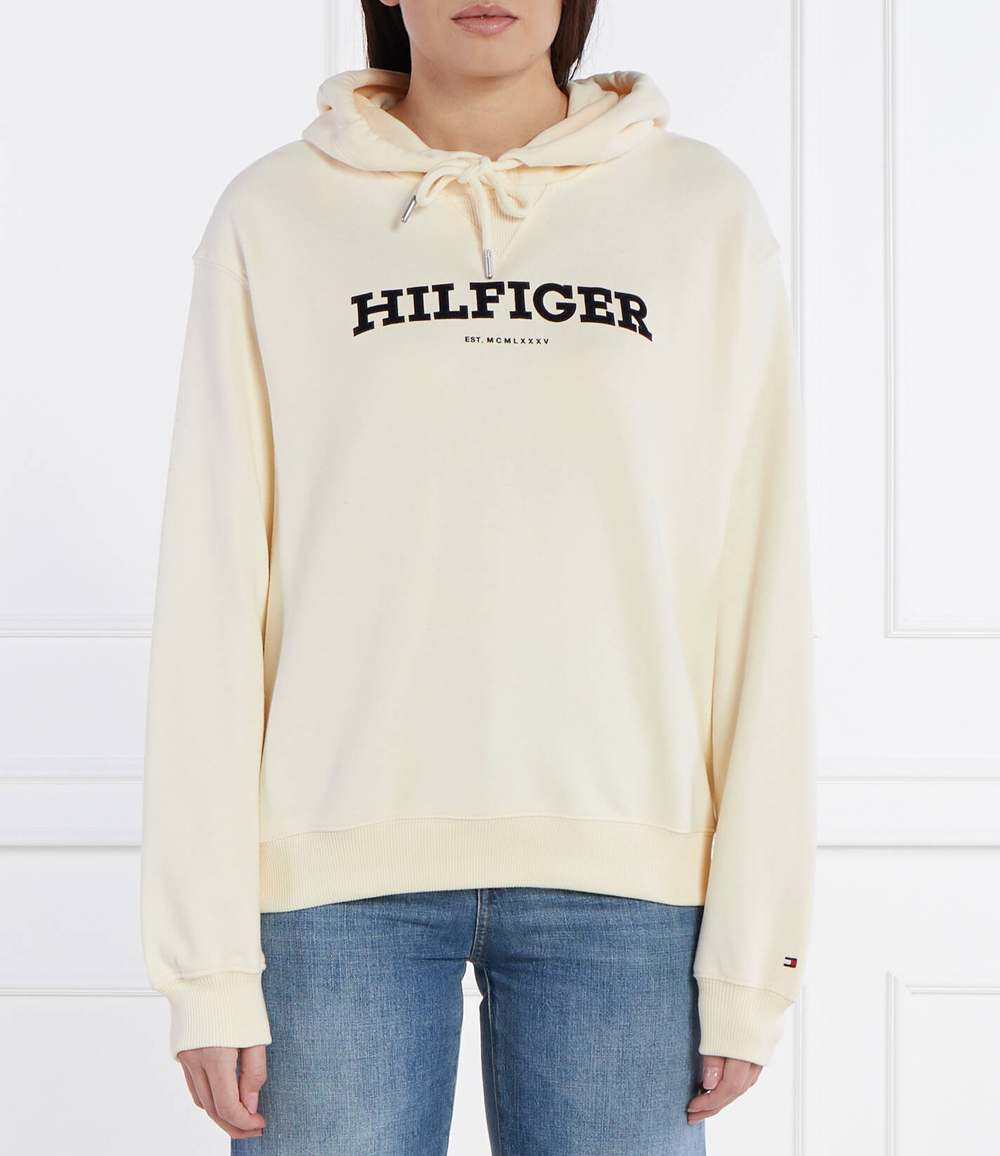 Худи REG MONOTYPE FLOCK Tommy Hilfiger - кремовый(WW0WW41236)