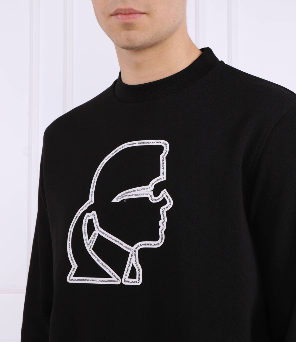 Худи SWEAT CREWNECK Karl Lagerfeld - черный(705002 532900)