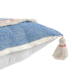 Чехол на подушку с кисточками и бахрамой из коллекции ethnic, 35х60 см