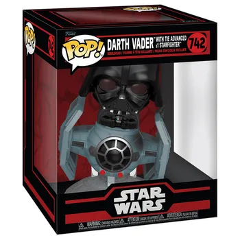 Фигурка Funko Pop! Rides: Star Wars - Darth Vader with Tie Advanced x1 Starfighter (Deluxe) (742)