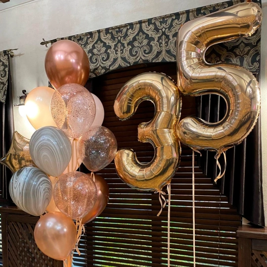Юбилейный фонтан для девушки — 35 лет