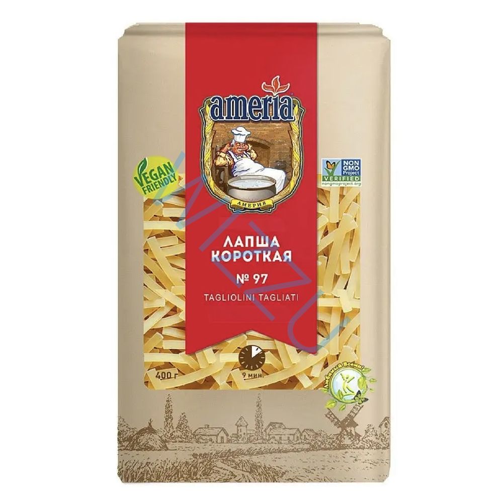 Макароны Лапша короткая Америа 400гр
