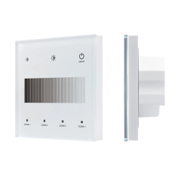 INTELLIGENT ARLIGHT Сенсорная панель SMART-DALI-301-11-1G-4SC-DIM-IN White (BUS/24V, Touch, 2.4G) (IARL, IP20 Пластик, 5 лет) 046549
