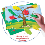 Развивающая игрушка "Тактильные листья. Времена года" (47 элементов) Learning Resources 94460