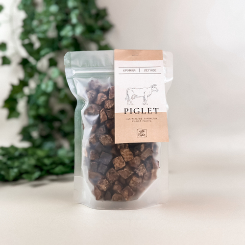 Легкое говяжье для собак 15 мм 100г, зип-пакет, With Love Piglet