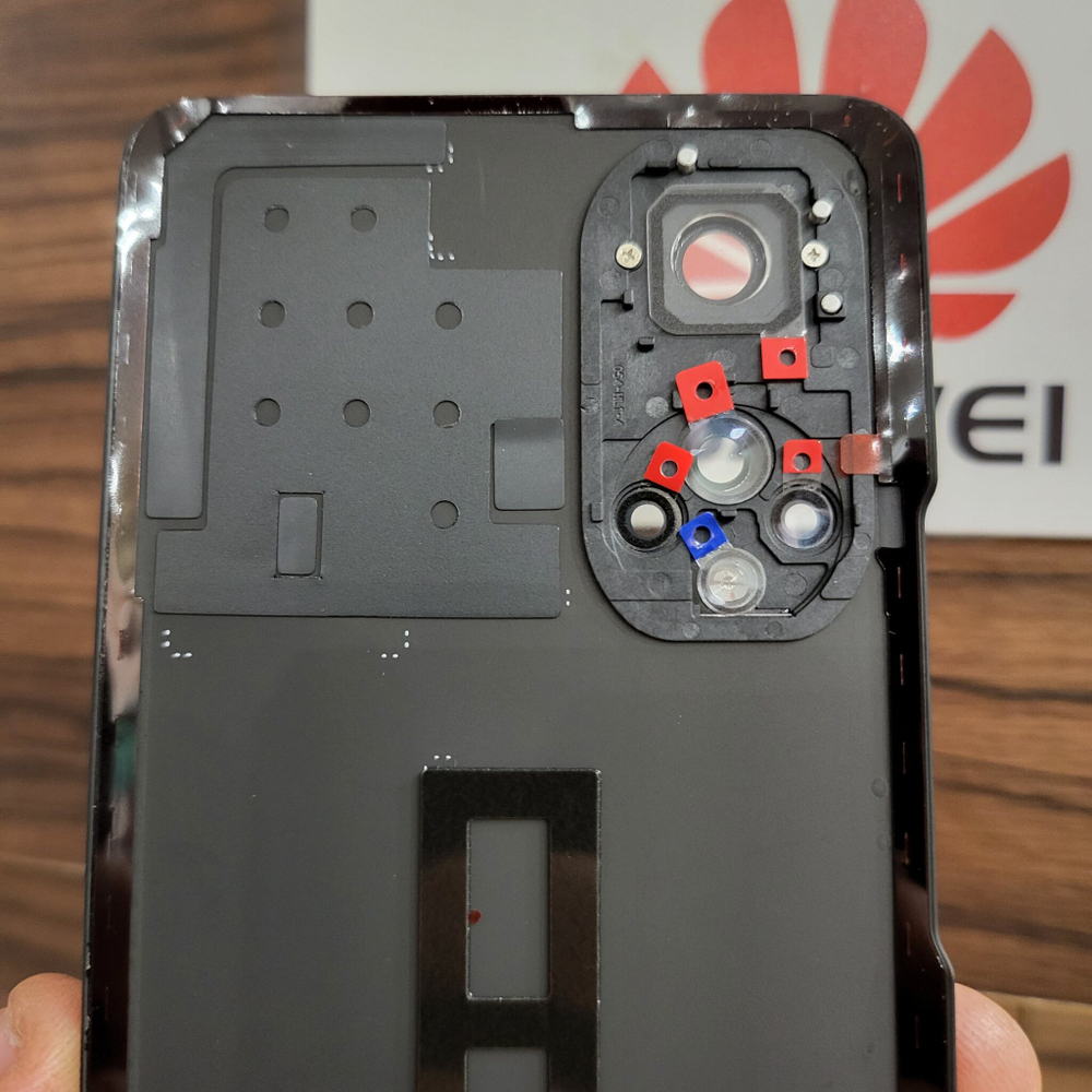 Крышка для Huawei Nova 9 оригинальная (заднее стекло) цвет: чёрный