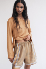 Топ на одно плечо со шнуровкой - H&M