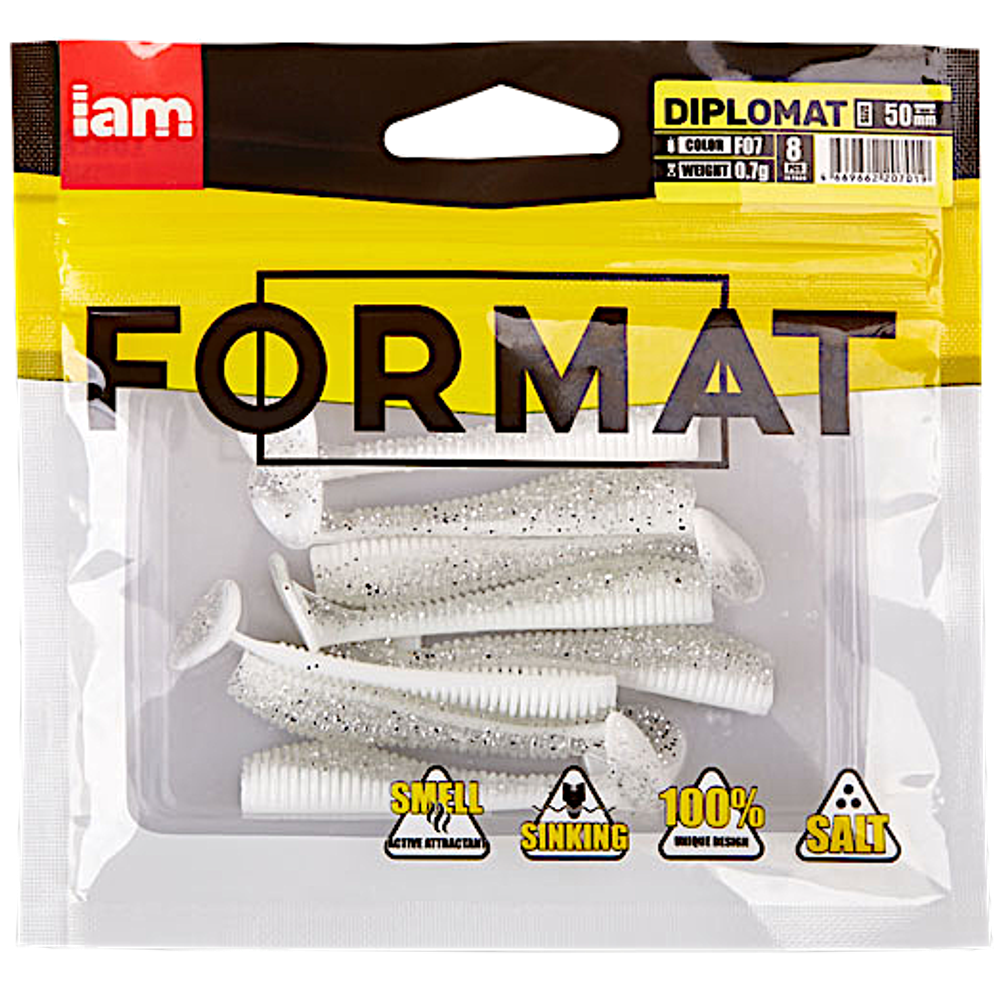 Мягкая приманка IAM Format Diplomat 074мм 2.2г(3.0г) -