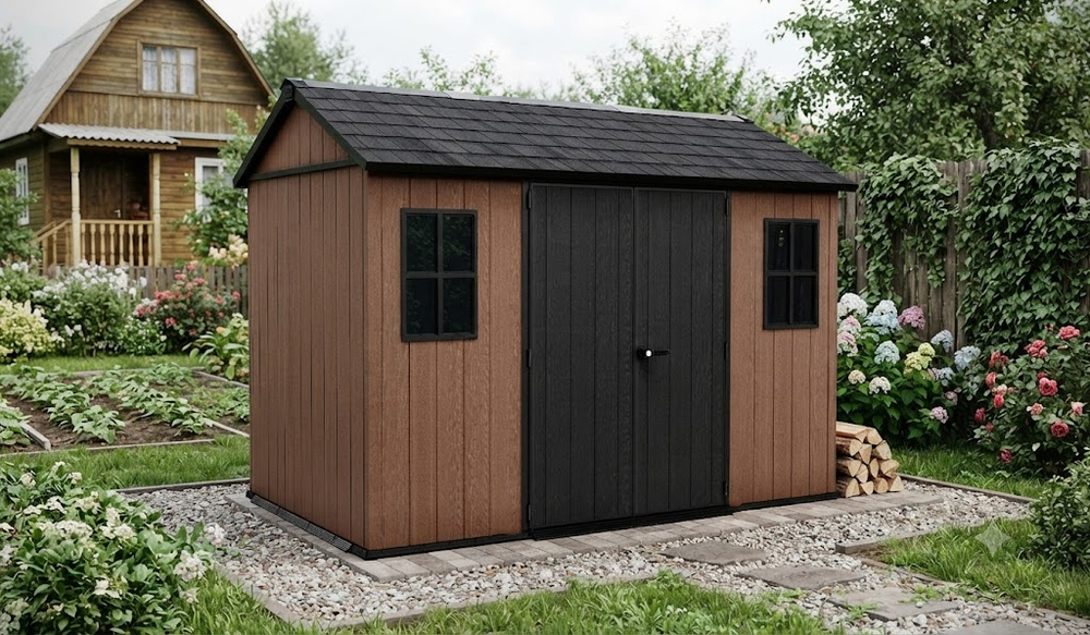 Пластиковый хозблок Keter Newton Plus 1175 brown