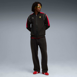 PUMA X SCUDERIA FERRARI МУЖСКАЯ СПОРТИВНАЯ КУРТКА MT7, ЧЕРНЫЙ