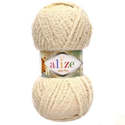 Пряжа Alize (Ализе) Softy Plus / уп.5 мот. по 100 г, 120м, 310 шампань A