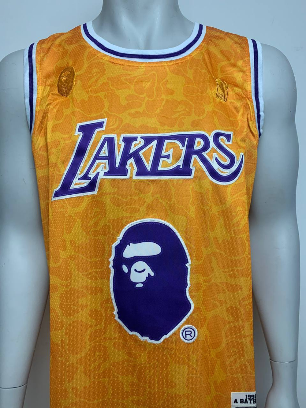 Купить в Москве баскетбольную джерси BAPE x Los Angeles Lakers