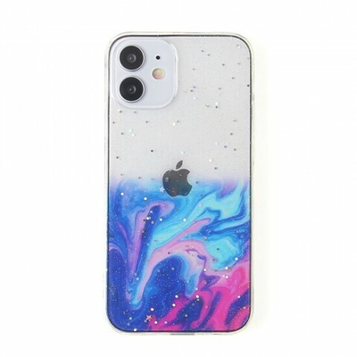 Силиконовый чехол Акварель для iPhone 12 Mini, 011852