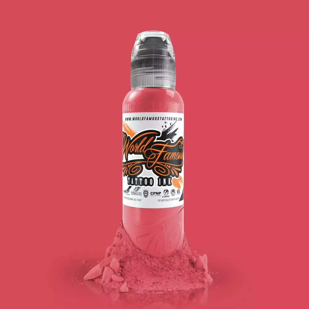 World Famous Ink Jay Feestyle Pink