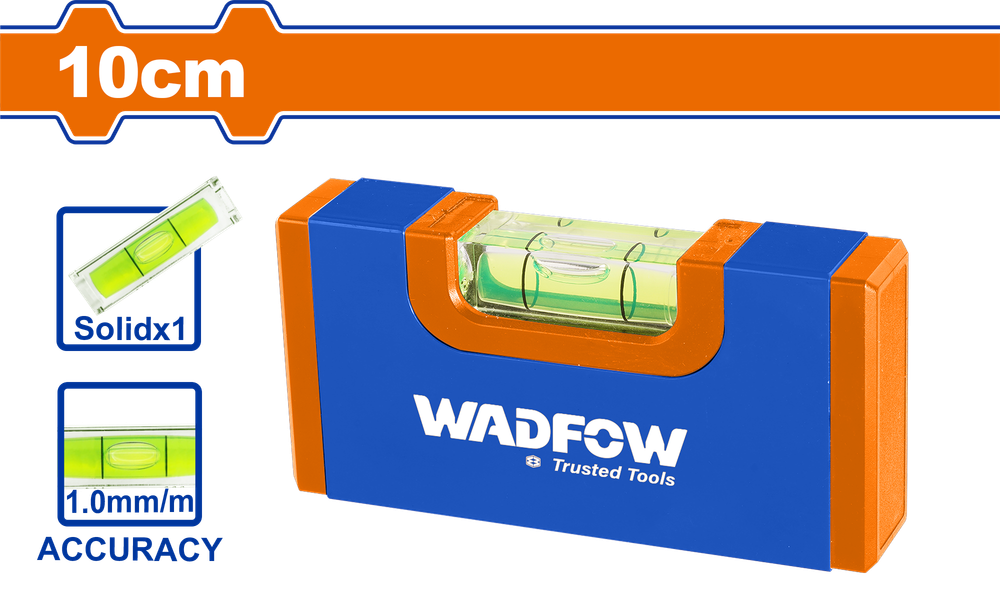 Строительный уровень мини WADFOW WSL0G10 100 мм
