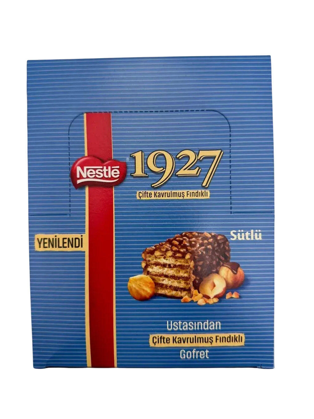 Турецкие Хрустящие вафли Nestle 1927 с фундуком, 12шт