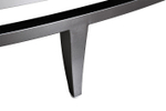 Комод Garda Decor серебристый с декором 182*41*97 см