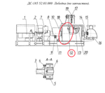 ДС-158 50.06.101 Барабан (с правой нарезкой)