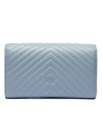Кожаный кошелек LOVE ONE WALLET C Pinko - голубой(100062 A0GK)