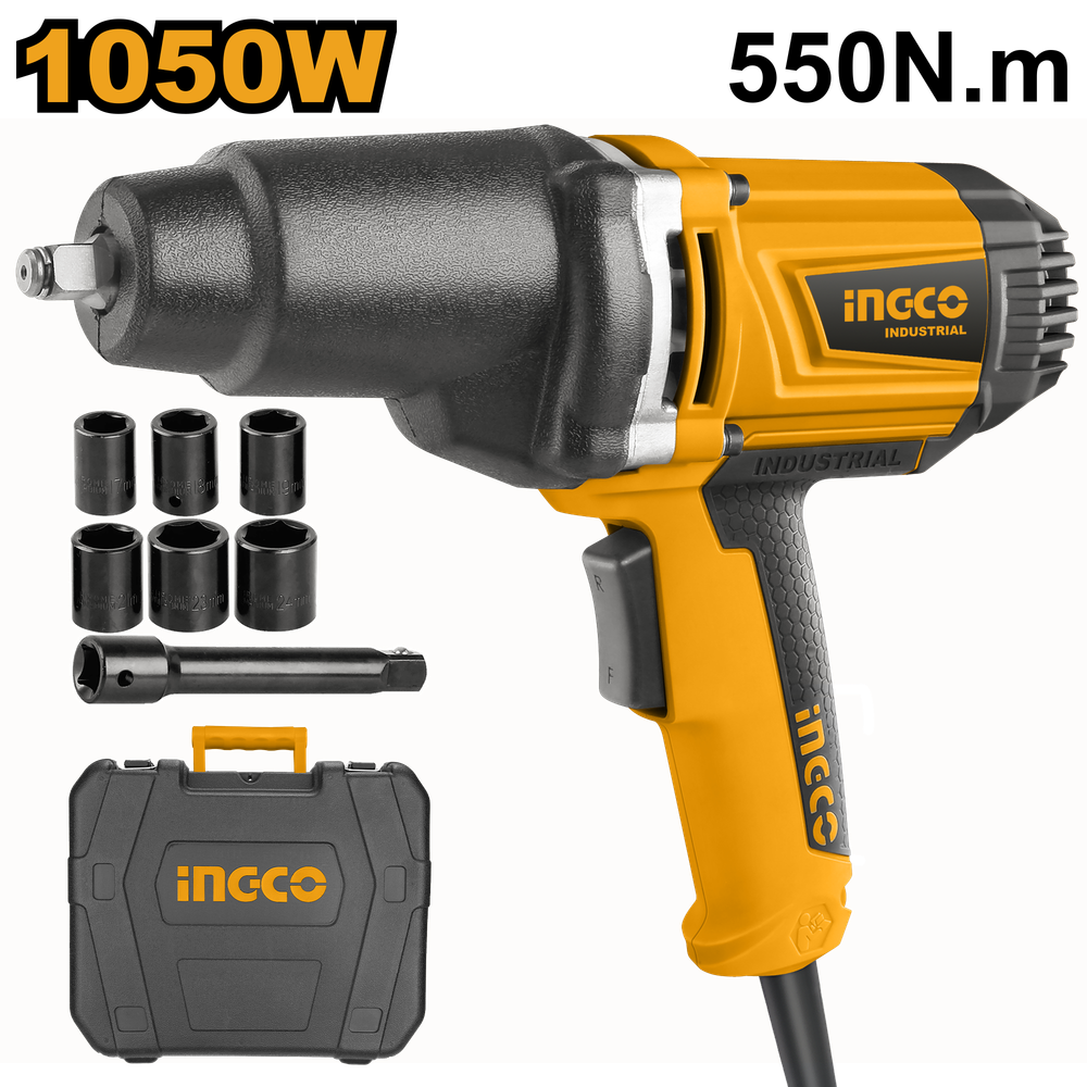 Гайковерт электрический INGCO IW10508 INDUSTRIAL 1/2" 1050 Вт 550 Нм