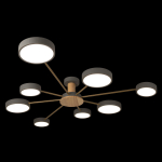 Потолочная светодиодная люстра Loft It Sunrise  10316/8 Grey