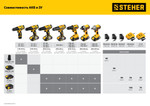STEHER V1, 20 В, 40 Н·м, без АКБ, дрель-шуруповерт (CD-200)