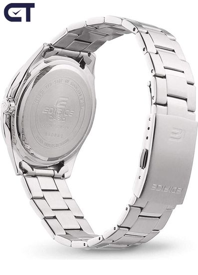 Casio EFR-S108D-7AVUEF Edifice часы наручные мужские — тонкая стальная модель с сапфировым стеклом