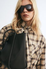 Короткая рубашка с шалевым воротником - H&M