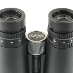 Бинокль Veber Sputnik Zoom 8-15х42 верхний ракурс с регулировкой фокусировки