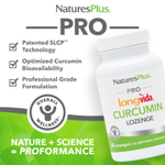 NaturesPlus, PRO longvìda® леденцы с куркумином, 60 пастилок (250 мг на пастилку)