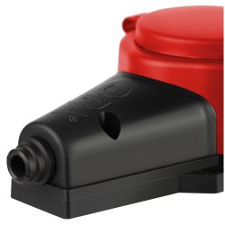 Колодка ЭРА KX-3e-RED-IP44 каучуковая с заземлением 3 розетки 16A IP44 красная | Электротовары