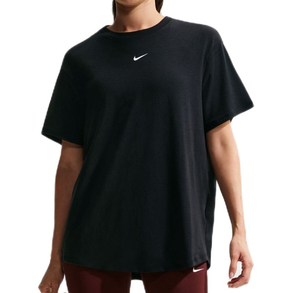 Женская футболка Nike One Relaxed Dri-Fit Short Sleeve - black/white