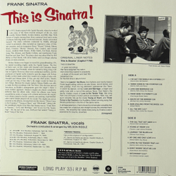 Виниловая пластинка Frank Sinatra ‎– This Is Sinatra! LP